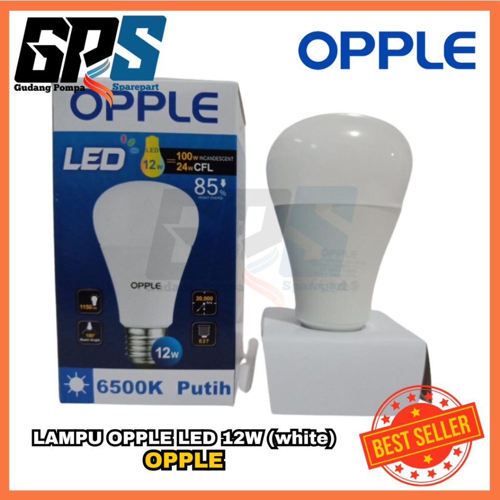 [OPPLE] LAMPU LED ECOMAX BULB 12 WATT - PUTIH