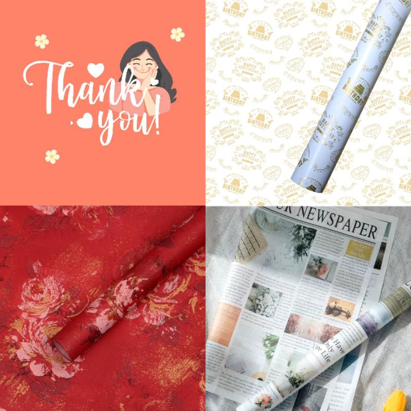 

KERTAS KADO BONUS UNTUK BUNGKUS SILAHKAN PILIH MOTIF