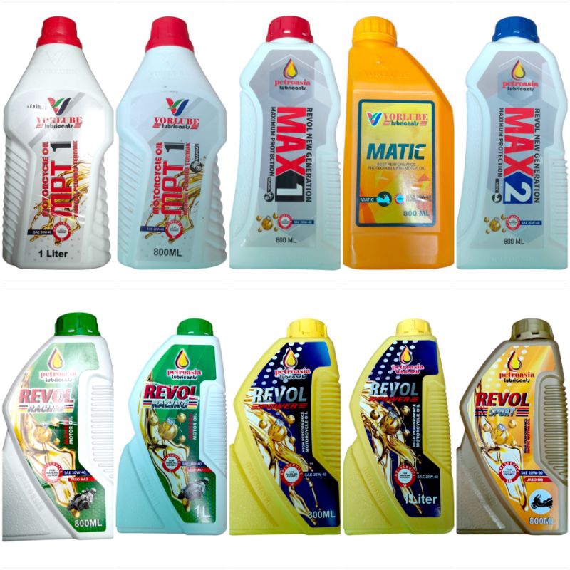OLI Oil PETROASIA VORLUBE MAX2 MAX1 MPT2 MPT1 MATIC MANUAL SPORT 4T 1L 800ML