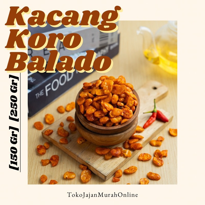 

Kacang Koro Balado Pedas Manis Gurih [150 gr] [250 gr]