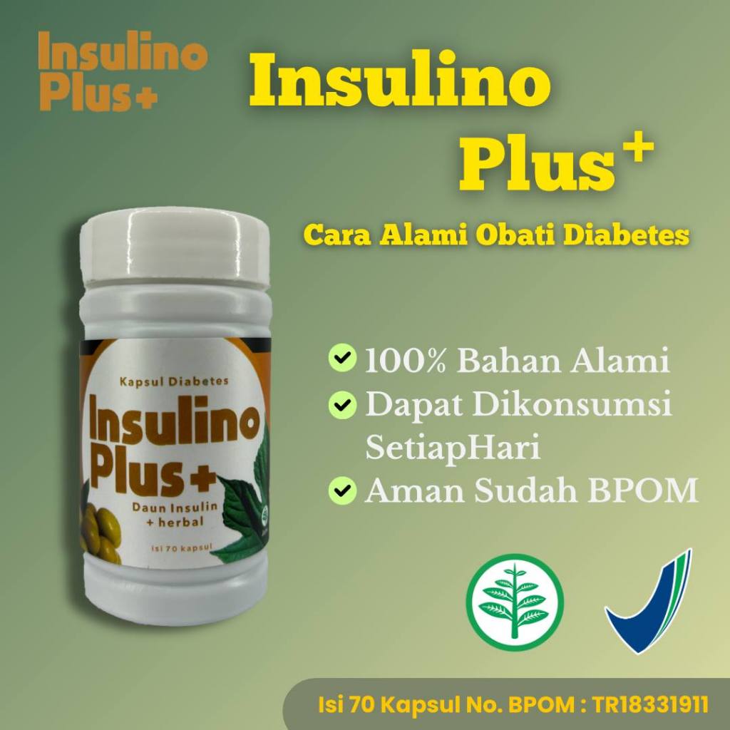 

SALE !!! InsulinoPlus+ Herbal Alami / Obat Diabetes / Terapi Herbal Diabetes / Penurun Gula Darah