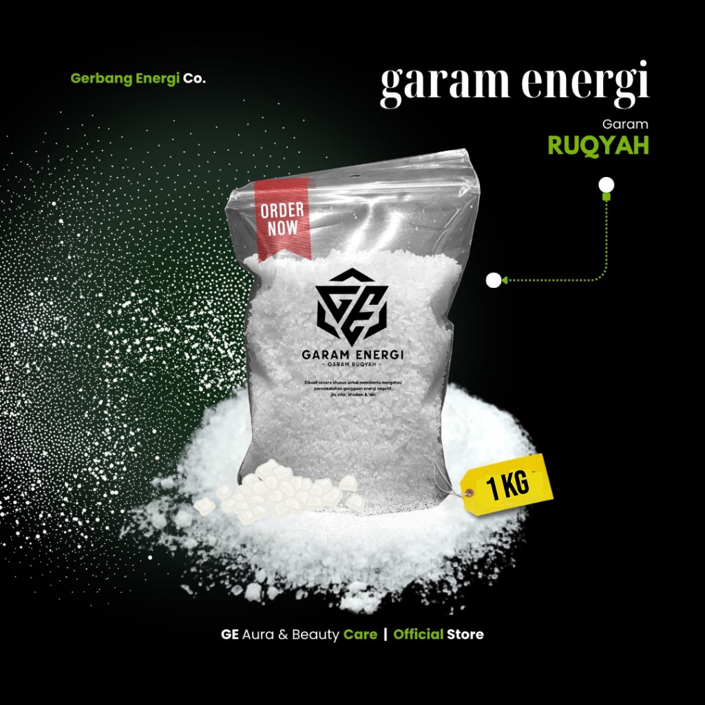

Garam Energi (Garam Do'a / Ruqyah) Kemasan 1Kg