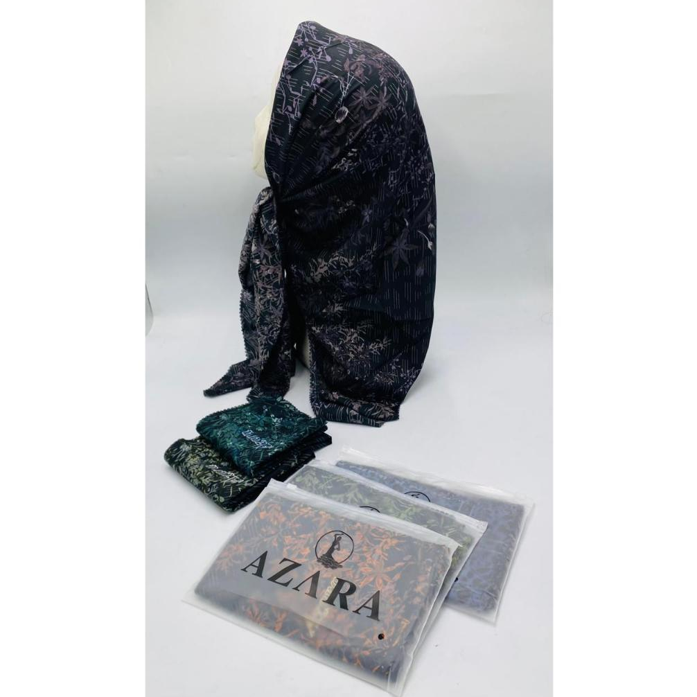 Pouch Voal Oskara Azara Motif Warna Khusus Hitam