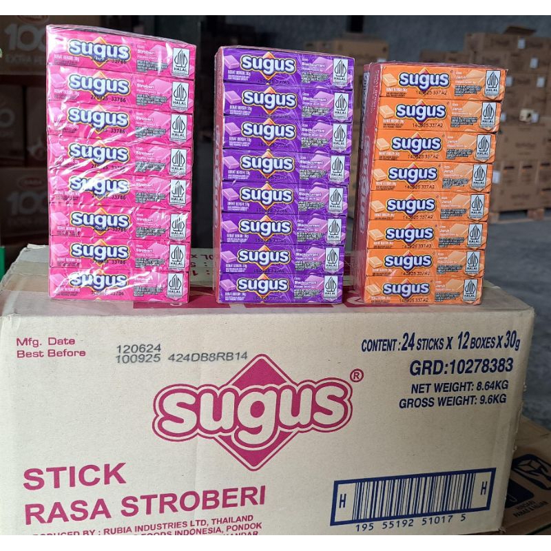 Permen Sugus / SUGUS PERMEN / Permen jadul 30gr/isi 24