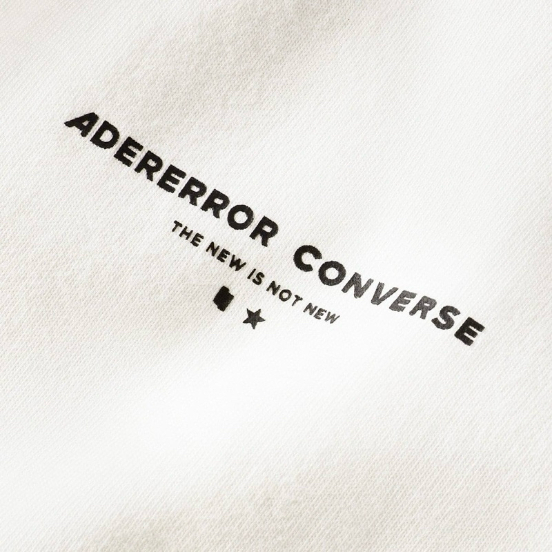 Kaos Converse x Ader Error Shapes Tee Cloud Dancer White Original Resmi