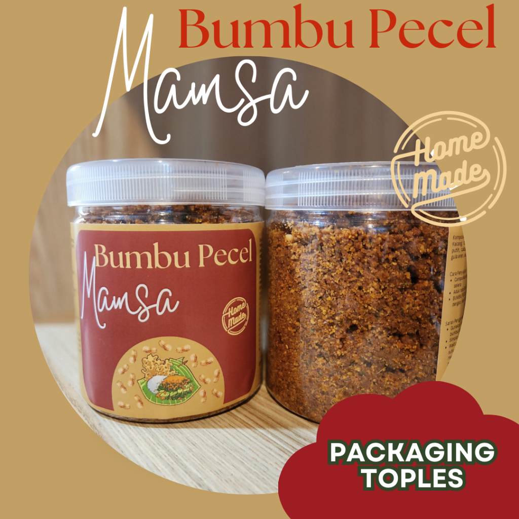 

MAMSA BUMBU PECEL SAMBAL PECEL SAMBAL KACANG PREMIUM TANPA BAHAN PENGAWET 500gr