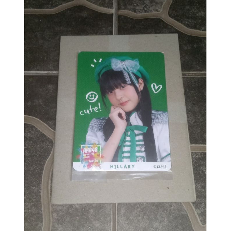 Official Photocard PC Hillary KLP48 AKB48 Group Live in KL 2024 First Cry