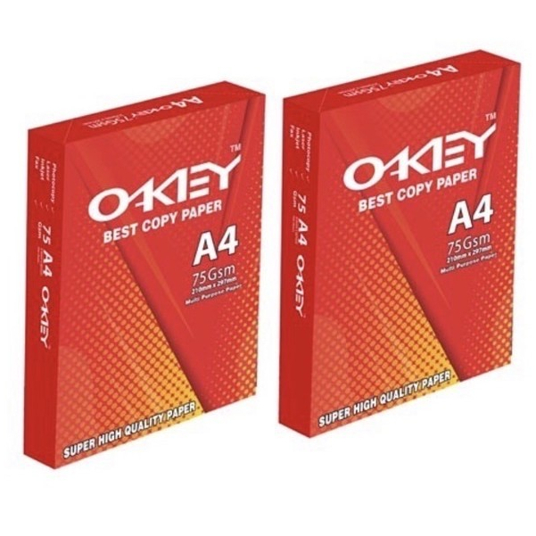 

TBMO (DUS) KERTAS HVS 75 A4 OKEY ISI 5 RIM - AA6246262