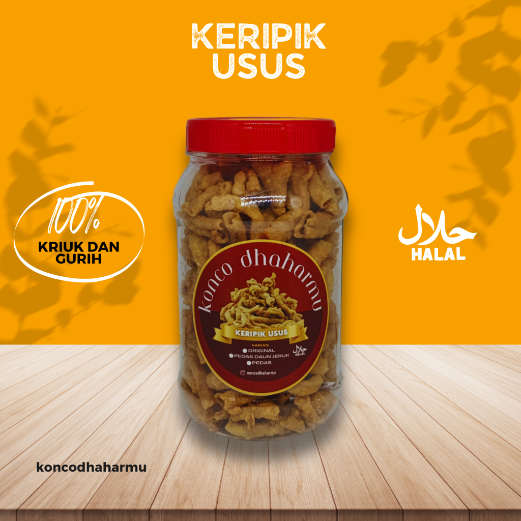 

Keripik Usus Goreng Crispy | Rasa Pedas dan Original