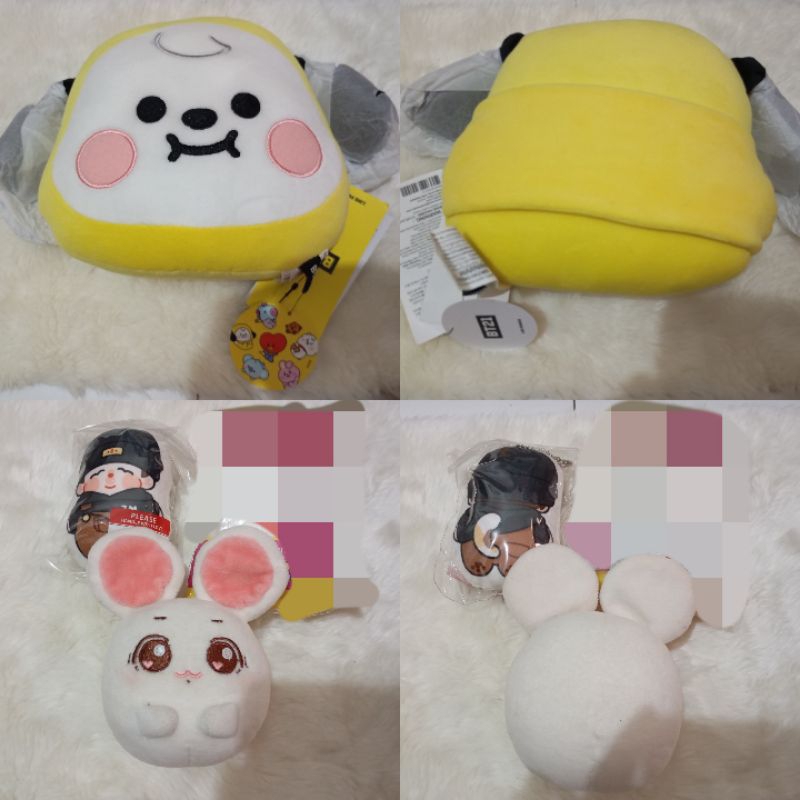 bt21 chimmy baby face official unsealed, jimin doll cute, rabbit puppy eyes