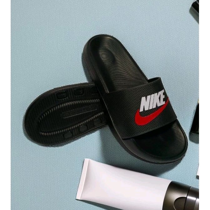 Sandal Slide Slop Sandal Slip-On Karet Nike Fashion Pria Wanita