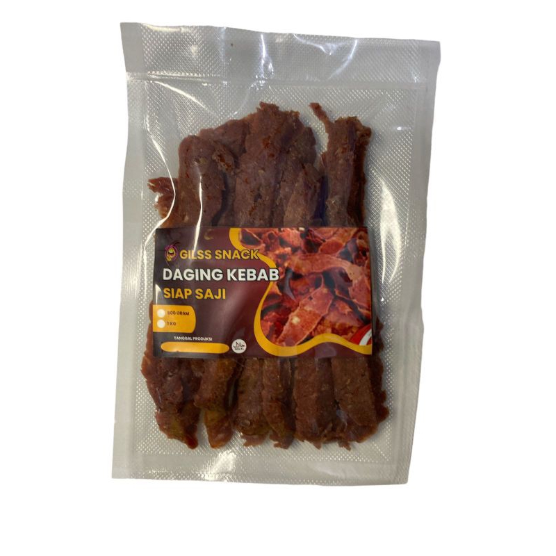 

Daging Kebab Slice 1 kg Premium Halal BPOM MUI Kualitas PREMIUM