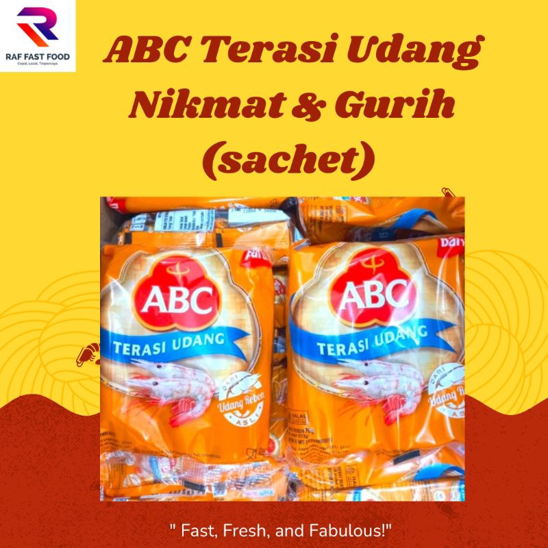 

Terasi Udang ABC Pack isi 20 Sachet Udang Rebon Asli