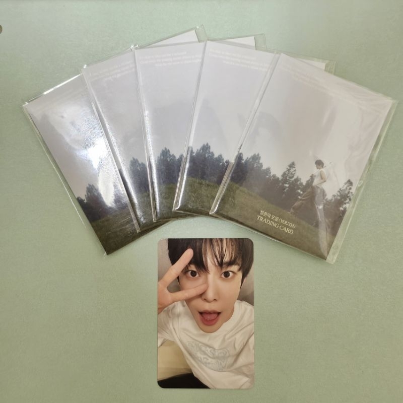 NCT Doyoung MD 'YOUTH' trading card + pc photocard t-shirt