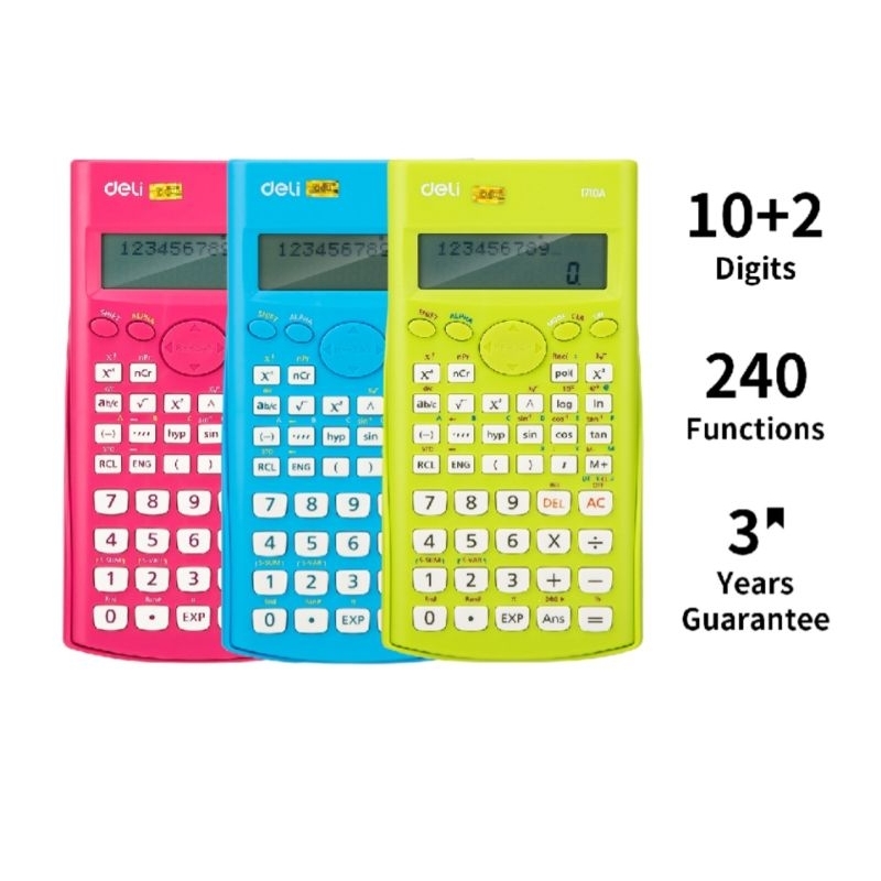 

DELI KALKULATOR SCIENTIFIC E1710A