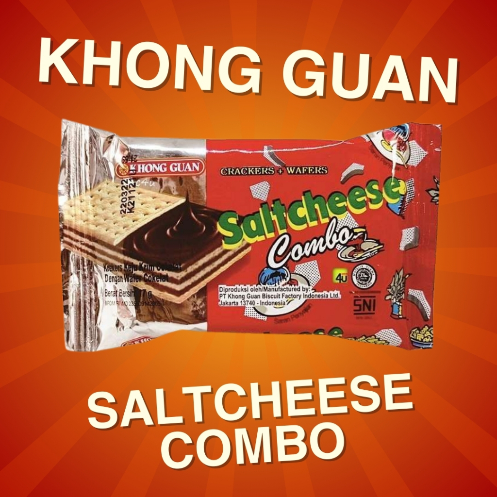 

Khong Guan Saltcheese Combo Biskuit Isi 10 pcs