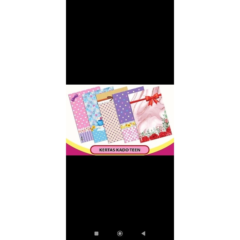 

kertas kado harga untuk 2pcs kertas kado