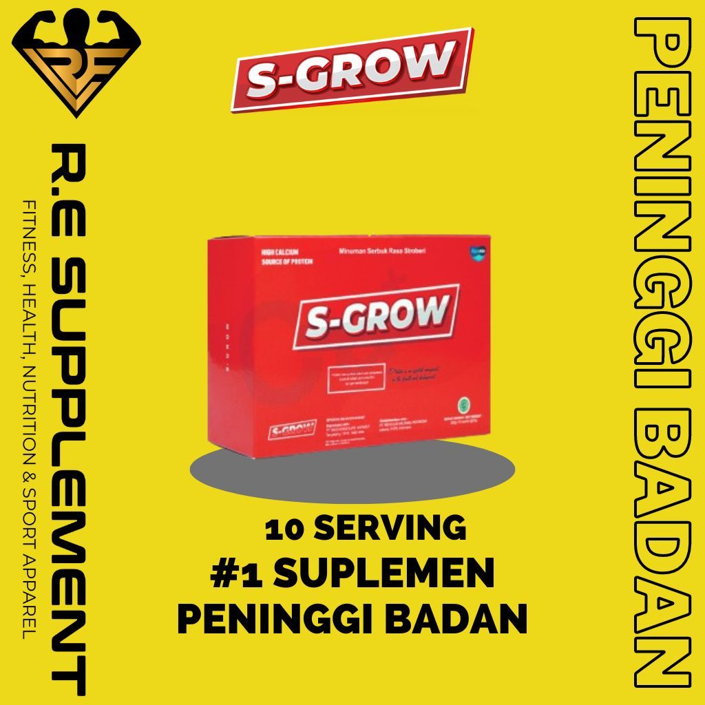 

S-GROW Peninggi Badan Terbaik - 1 BOX (10 Sachet)