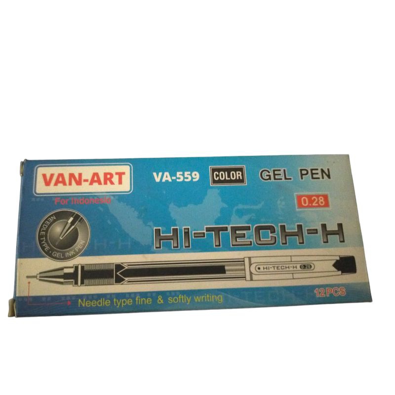

Pulpen/bolpoint Hitech Van Art 12pcs