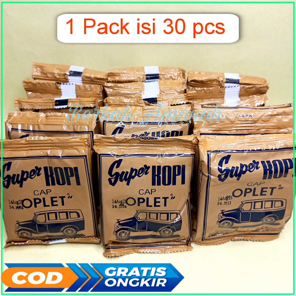 

[COD] Kopi Oplet Tanpa Gula Isi 30 pcs