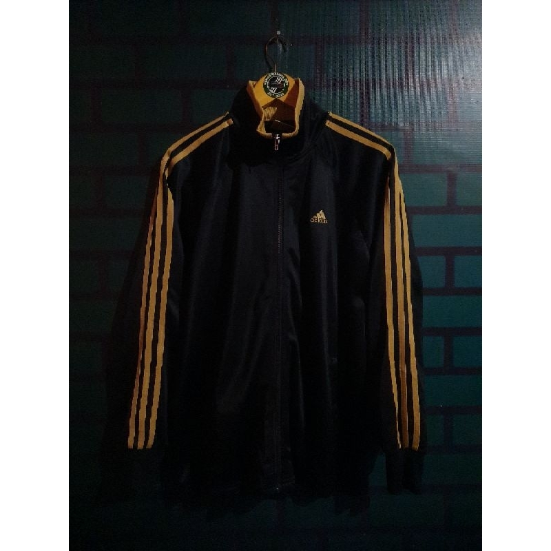 TRACKTOP ADIDAS 3STRIPE GOLD BACKHIT BIGLOGO SECOND ORIGINAL FULL TAG