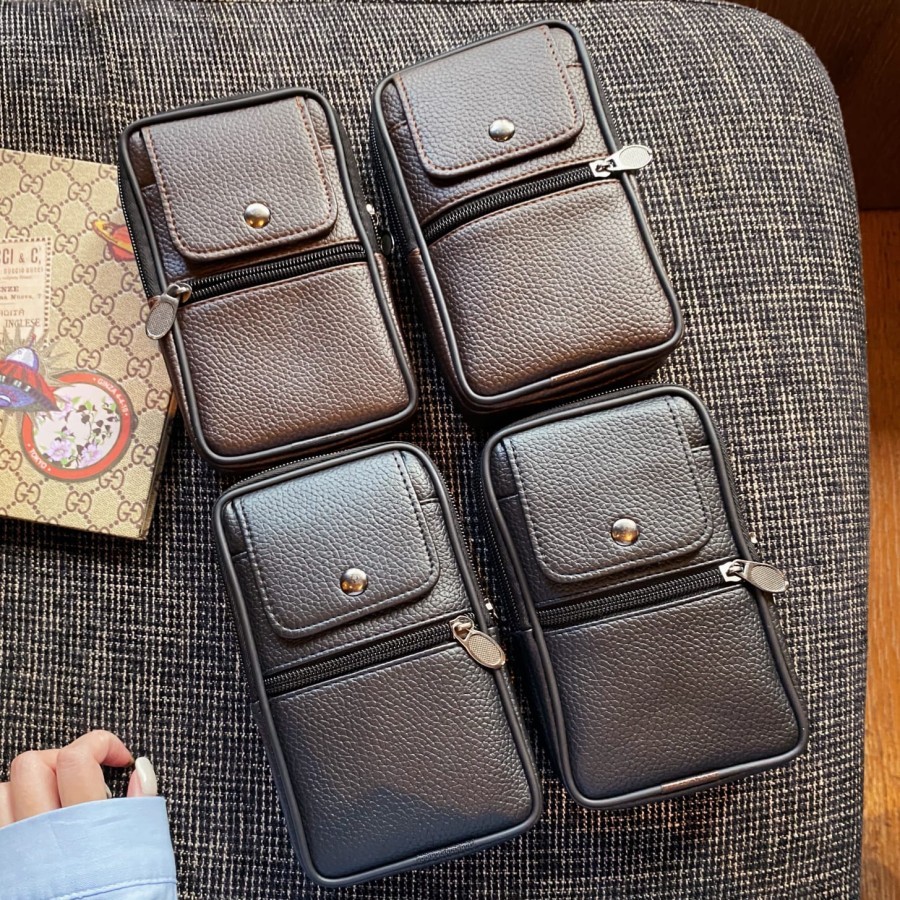 Bag Tas Pinggang HP Case Handphone Sarung HP Kulit Leather Case Phone