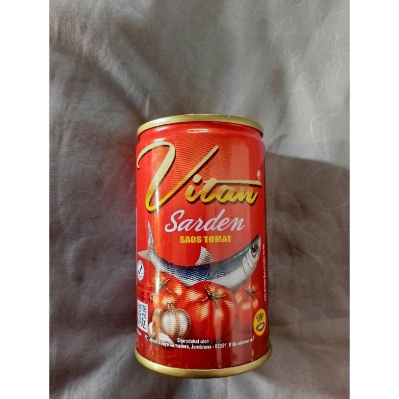 

Sarden makanan kaleng ukuran kecil