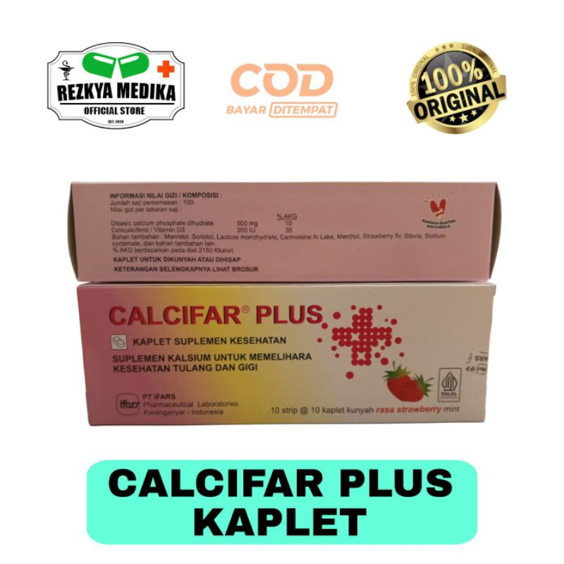 Calcifar plus kaplet / suplemen dan vitamin