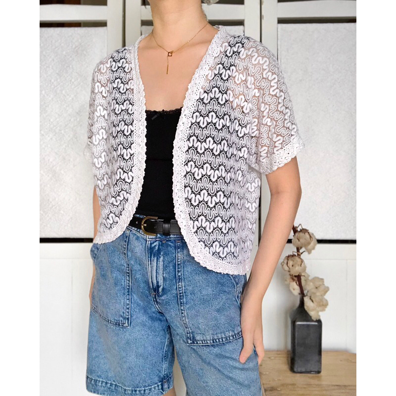 White Crochet Outer