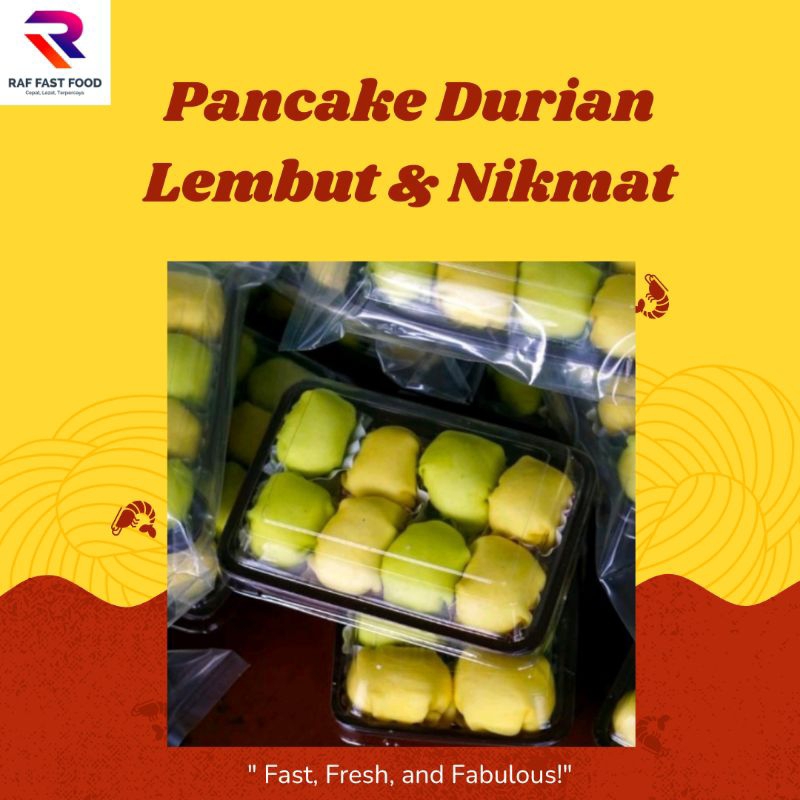 

Pancake Cake Durian Kue Durian Mika Rainbow Murah Mini Isi 8