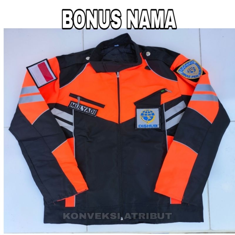 Jaket dishub orange original