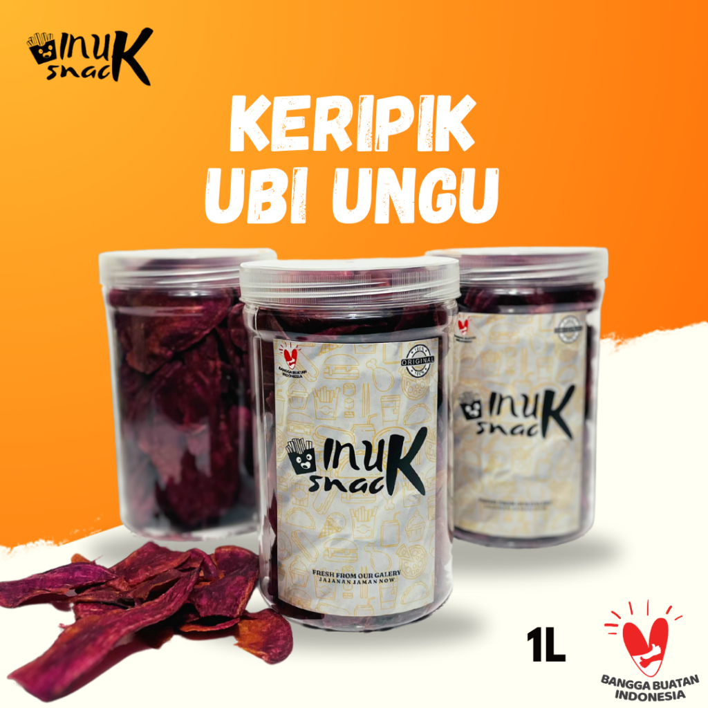 

KERIPIK UBI UNGU | RENYAH 100% ENAK SEHAT