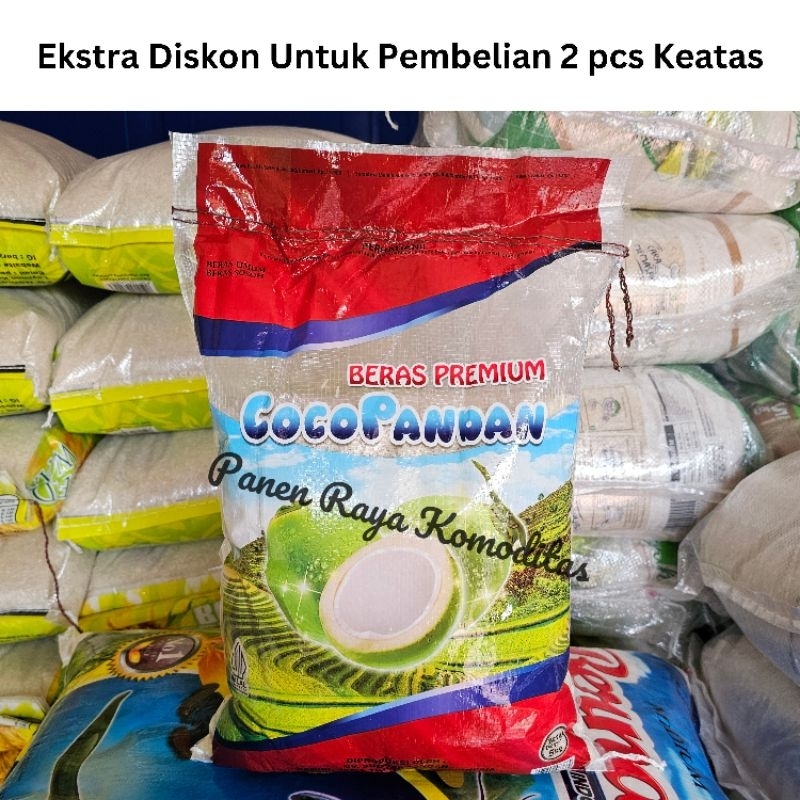 

Beras Wangi Pandan Cocopandan 5kg (Satu Pabrik dengan Lahap)