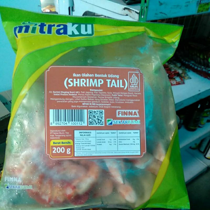 

mitraku ekor udang 200 gr