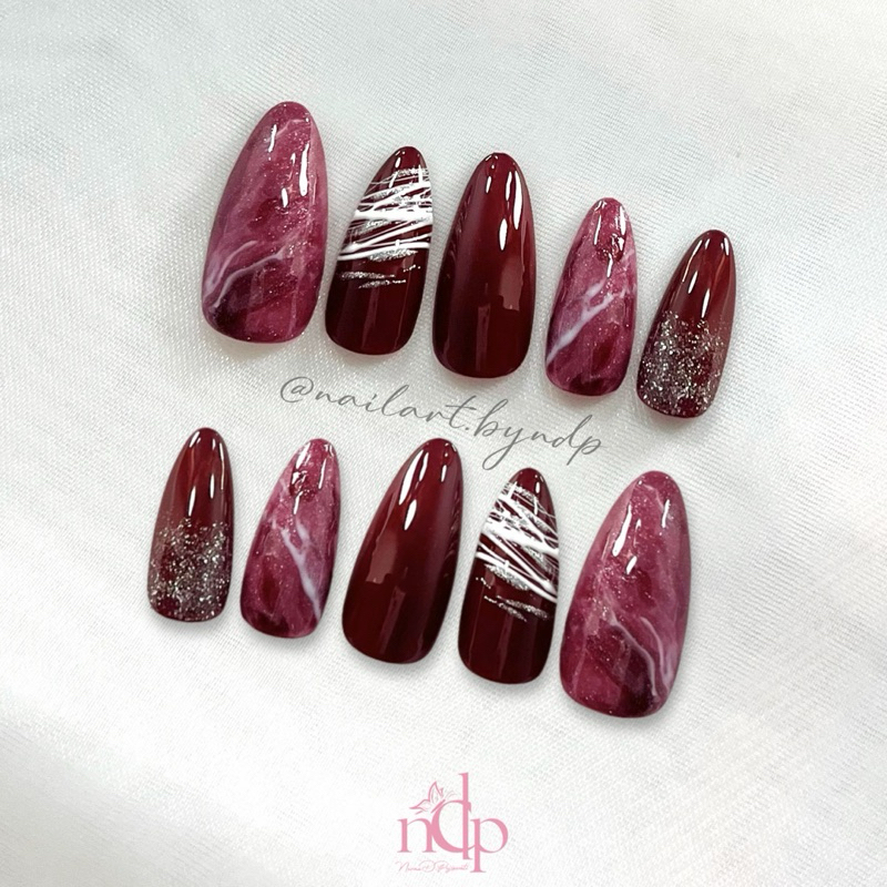 Press On Nails | Kuku Palsu | Fake Nails | Wedding | Engagement | Wisuda | Gel Polish | Cat Eye | 3D