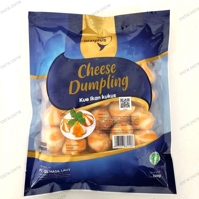 

Giziplus Dumpling Cheese / Dumpling Keju Gizi Plus 500gr / Frozen Food Palembang / Entik Frozen Mart