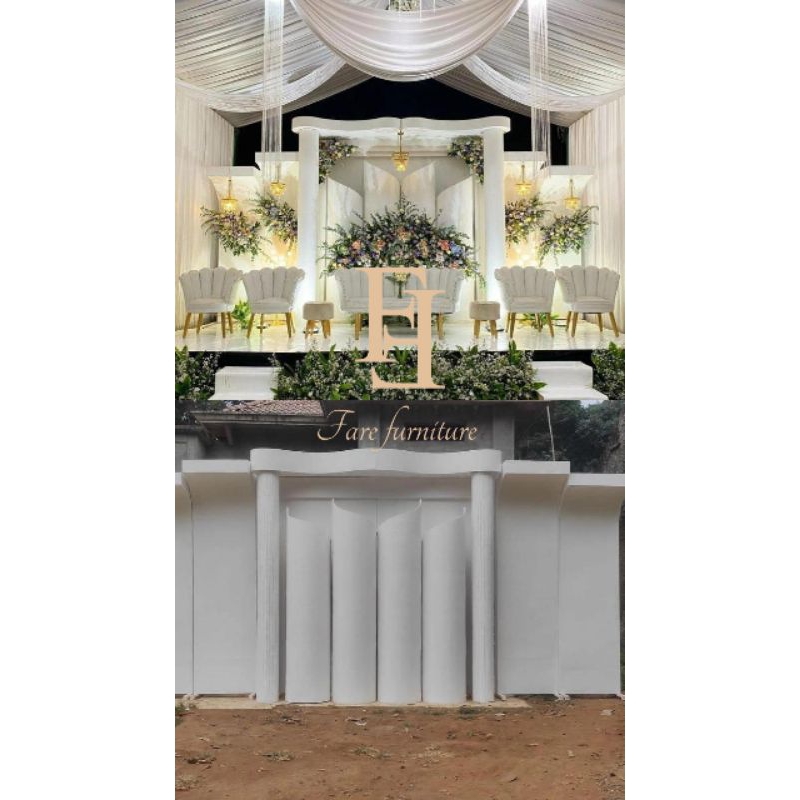 BACKDROP/BACKDROP PERNIKAHAN/BACKDROP PELAMINAN/BACKDROP WEDDING