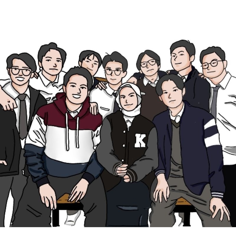 

Class of championship ruangguru, Jasa Lukis Vektor Minimalis/Ilustrasi/Line art | (soft file)