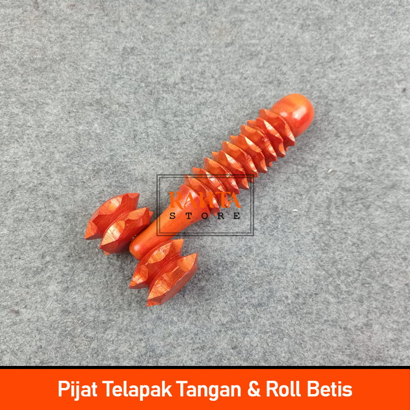 KT111 - 2in1 Refleksi telapak tangan kombinasi Roller Betis / Pijat Telapak Tangan Pijat Betis