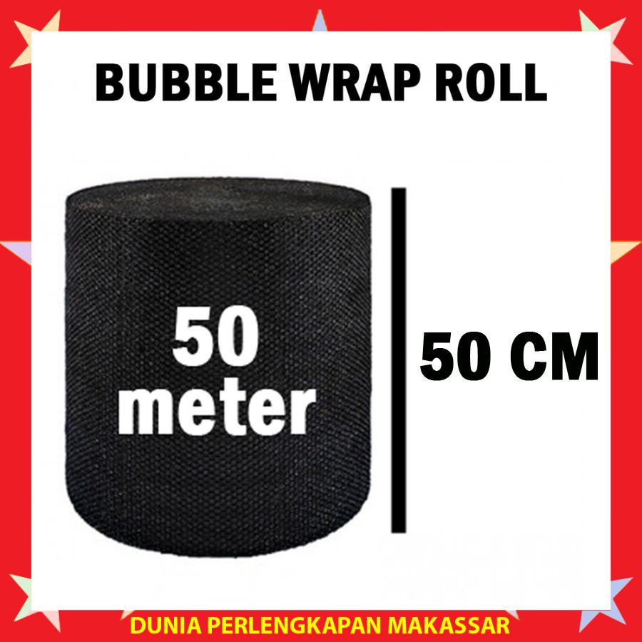 

PL04 Bubble Wrap ROLL 50cm x 50m Bubble Wrap Gulungan Pembungkus Paket 15A5