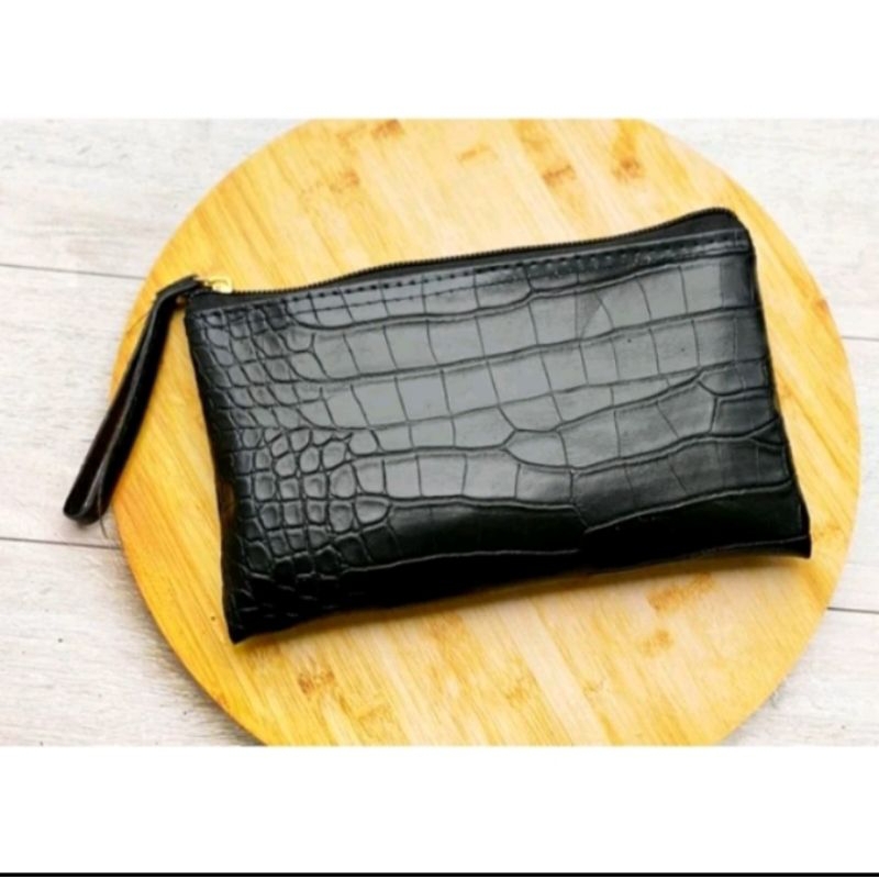 pouch croco mewah / pouch souvenir / tas makeup