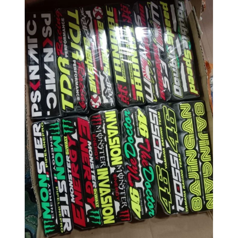 

Stiker Motor Panjang Anti Air Isi 100 Pcs