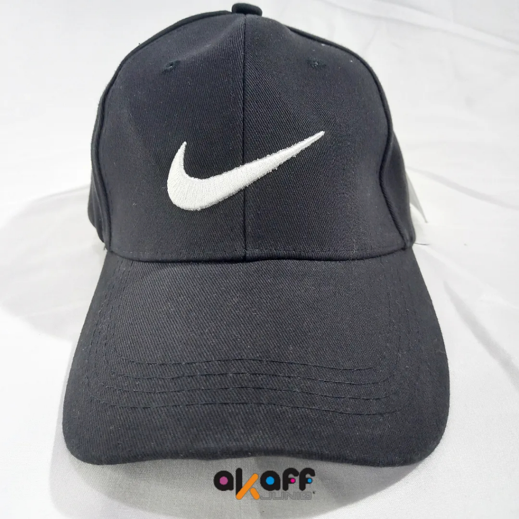 NIKE BASEBALL CAP BLACK ORIGINAL - TOPI NIKE HITAM ORIGINAL ACCH18