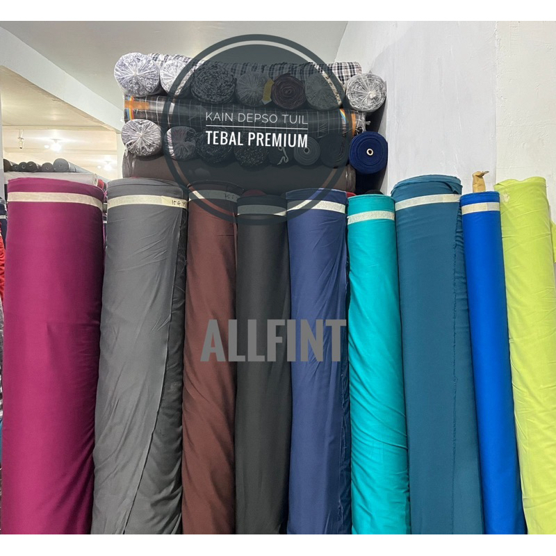 Bahan kain despo tuil tebal premium Kain despo tuil stretch Kain bahan baju kain bahan celana