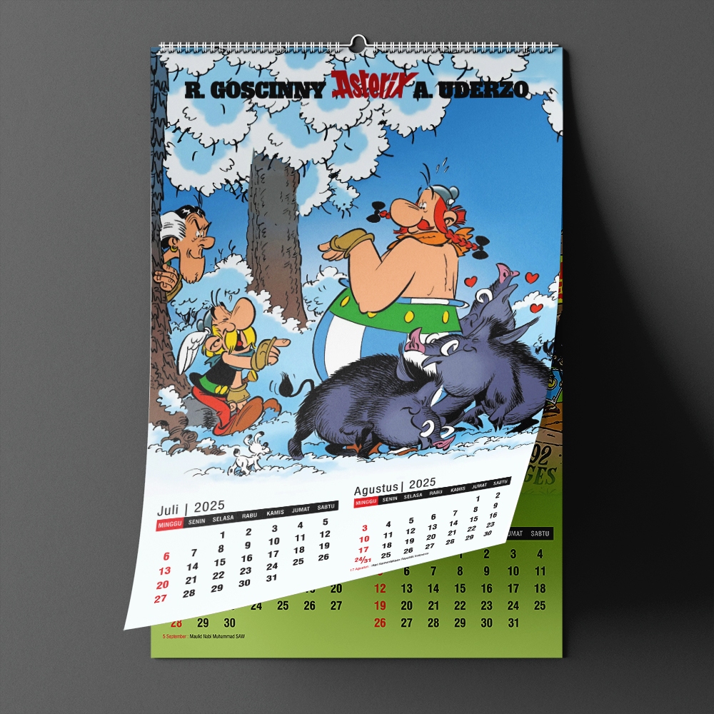 

Kalender Dinding 2025 Asterix (preorder)