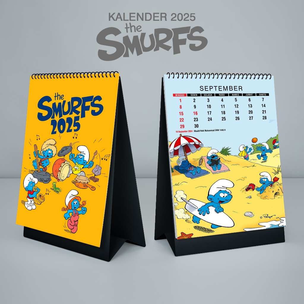 

Kalender Meja 2025 Smurfs (preorder)