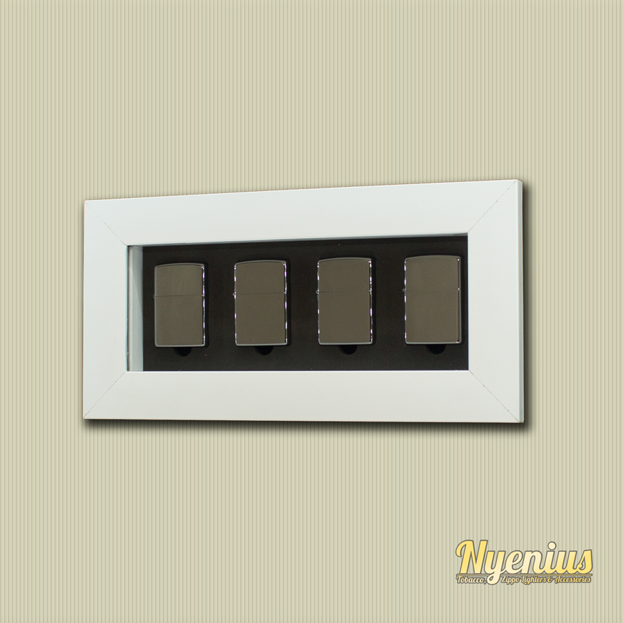 Wall Display Zippo F4 White