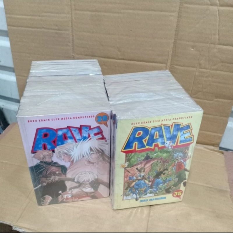 Komik Rave set vol 1-35 end kolpri ori