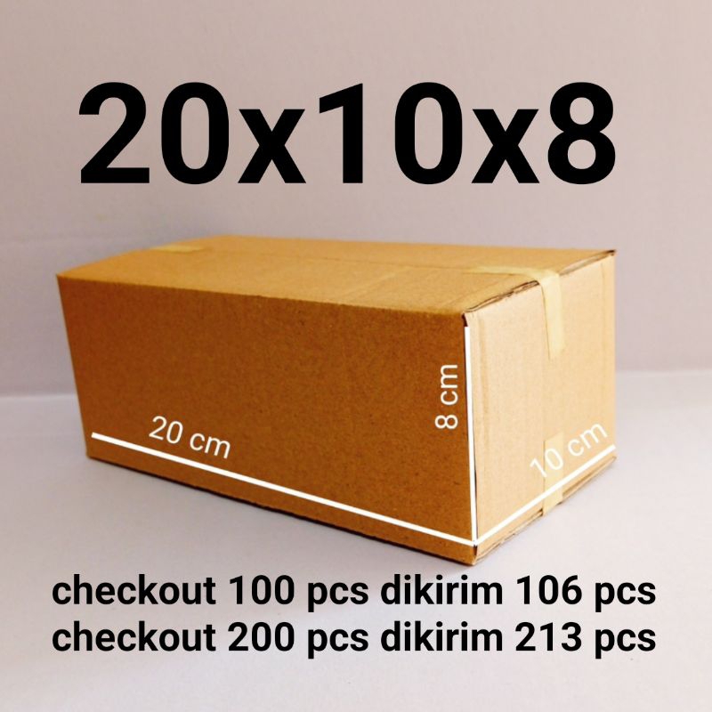 

Boam Box Kardus Ukuran 20x10x8