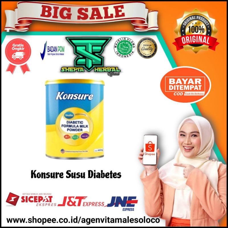 

KONSURE SUSU IMPORT ASLI ORIGINAL USA ATASI DIABETES KENCING MANIS GULA DARAH TINGGI